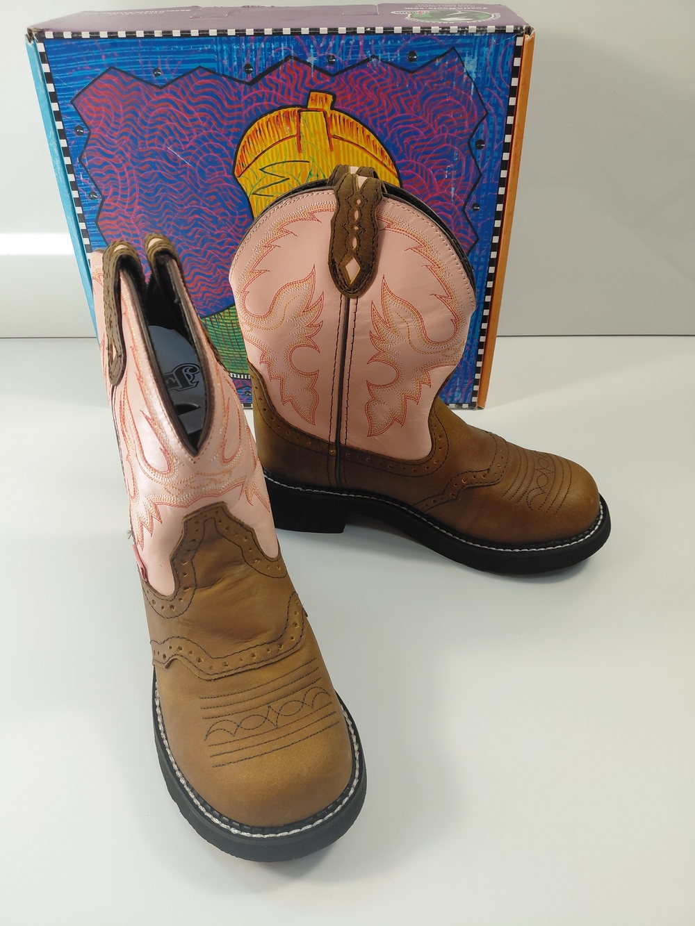 Justin Gypsy Western Cowgirl Boots Women's Size 7.5 B